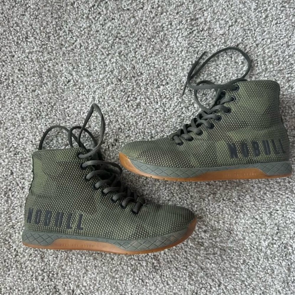 NOBULL Olive Green High-Top Sneakers